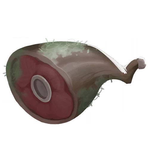 变质的兔子火腿